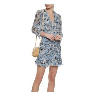 Veronica Beard Blue Floral Dress